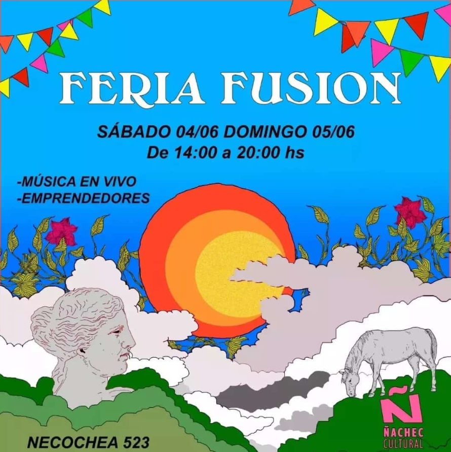 Feria Fusión en el Centro Cultural "Ñachec"