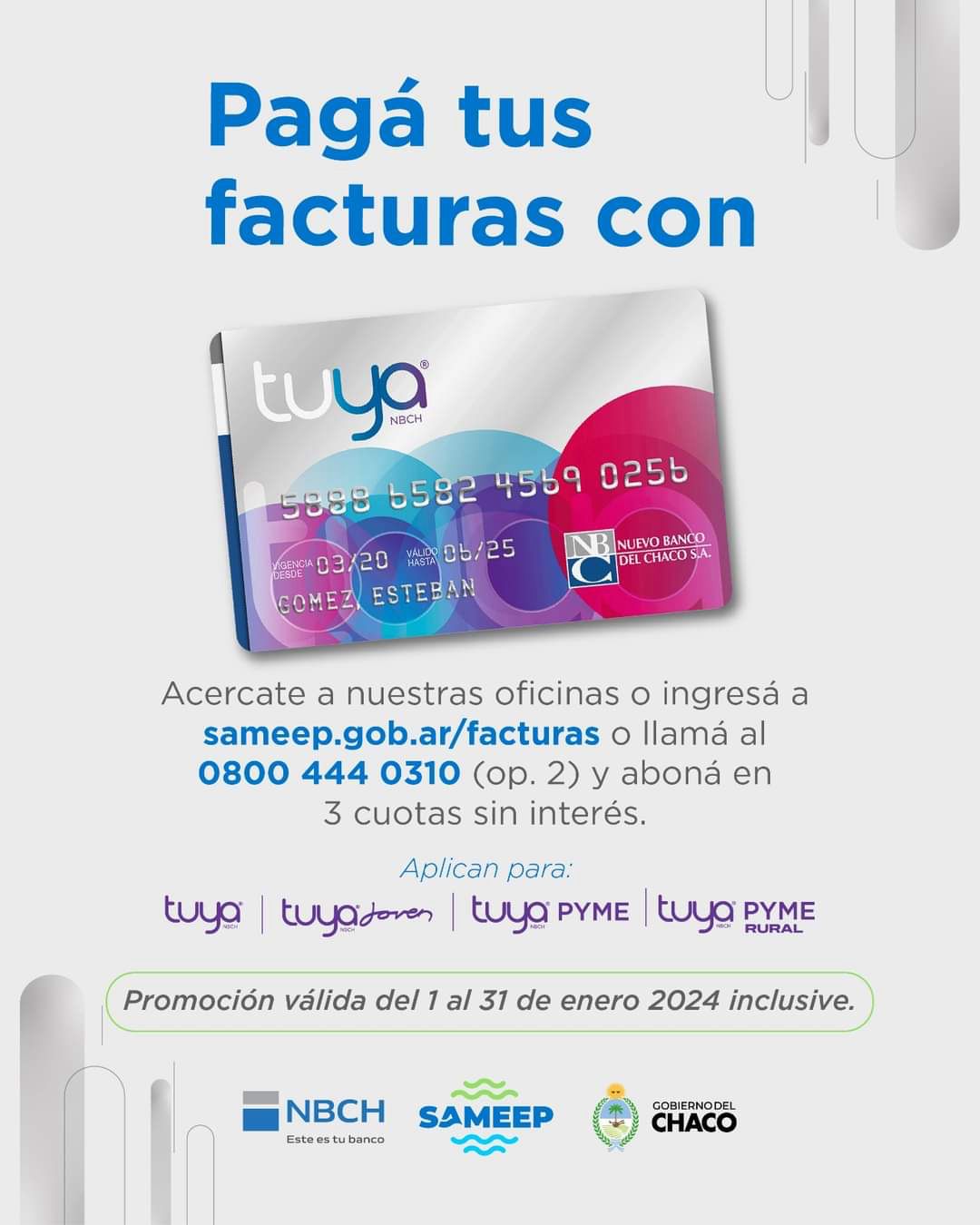 img-Sameep extiende el pago en cuotas sin interés con tarjetas de crédito