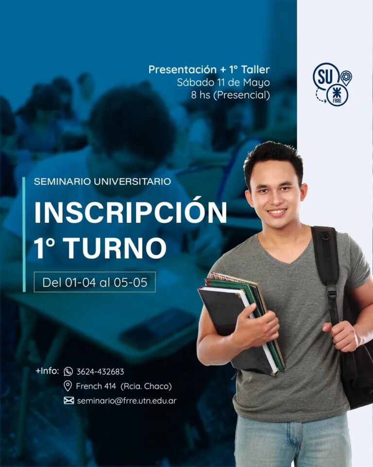img-En abril abre inscripción al Seminario Universitario para el ingreso 2025 a la UTN