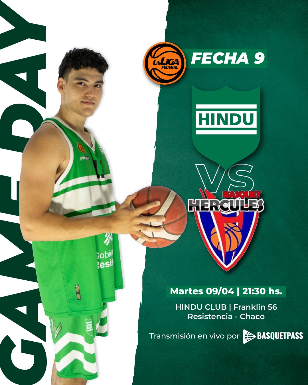 img-Liga Federal de Básquet: Hindú frente a Hércules para empezar a salir del fondo de la tabla