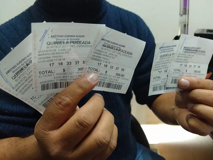 img-Jugó cinco veces el mismo ticket por cábala y se quedó con un premio de $53 millones de La Poceada