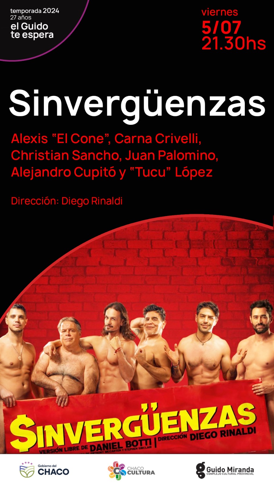 img-Sinvergüenzas, la comedia éxito del 2024 llega a Resistencia
