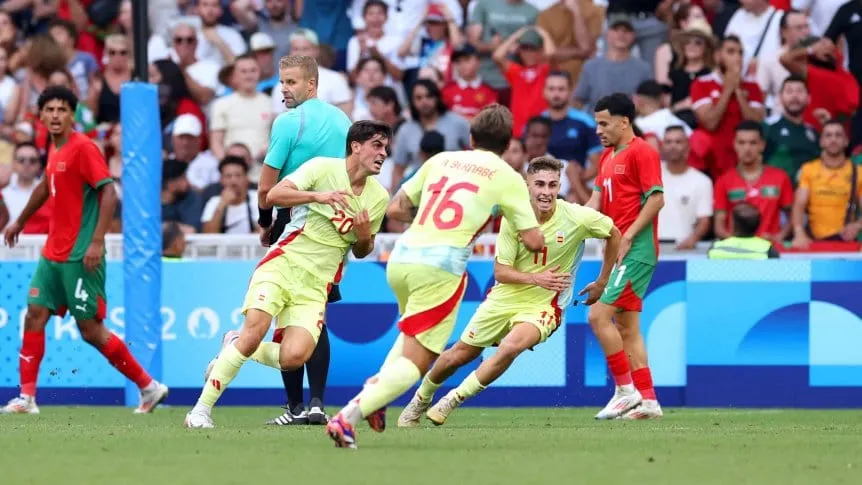 img-España venció a Marruecos y es finalista en el torneo de fútbol masculino de los Juegos Olímpicos