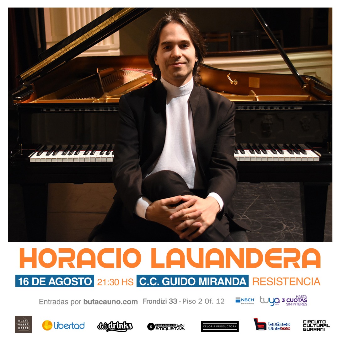 img-Horacio Lavandera en el Guido Miranda: música clásica alemana, Saluzzi y Gershwin