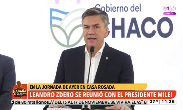 Zdero: "Pedí al presidente la compensación de deudas"