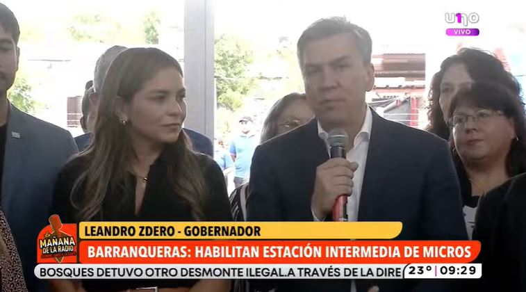 Inauguraron la estación intermedia de micros en Barranqueras