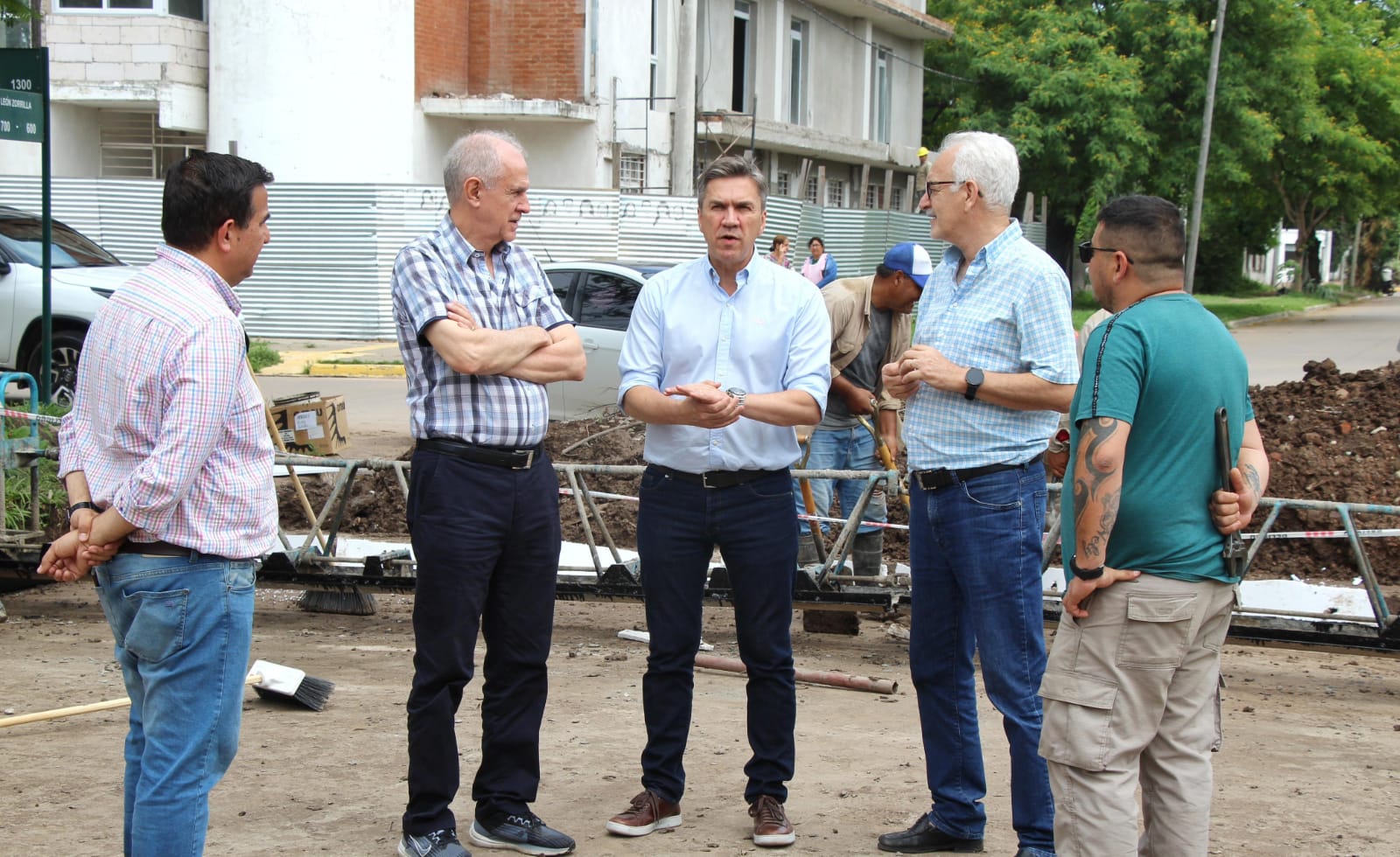 Zdero y Nikich constataron el avance de obra en Villa San Martín