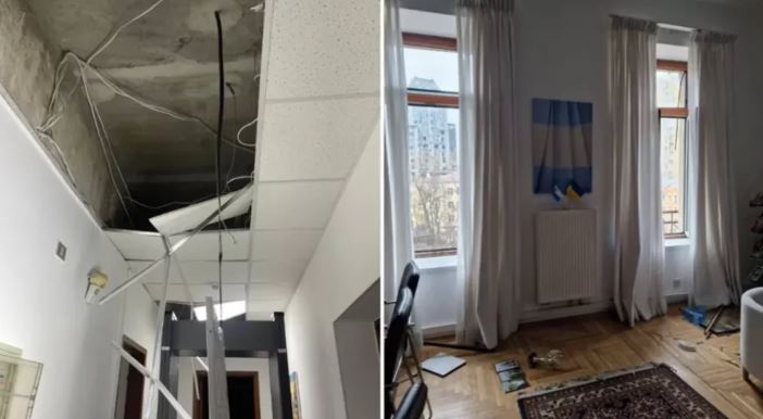 Un ataque de Rusia sobre Kiev dañó la embajada argentina