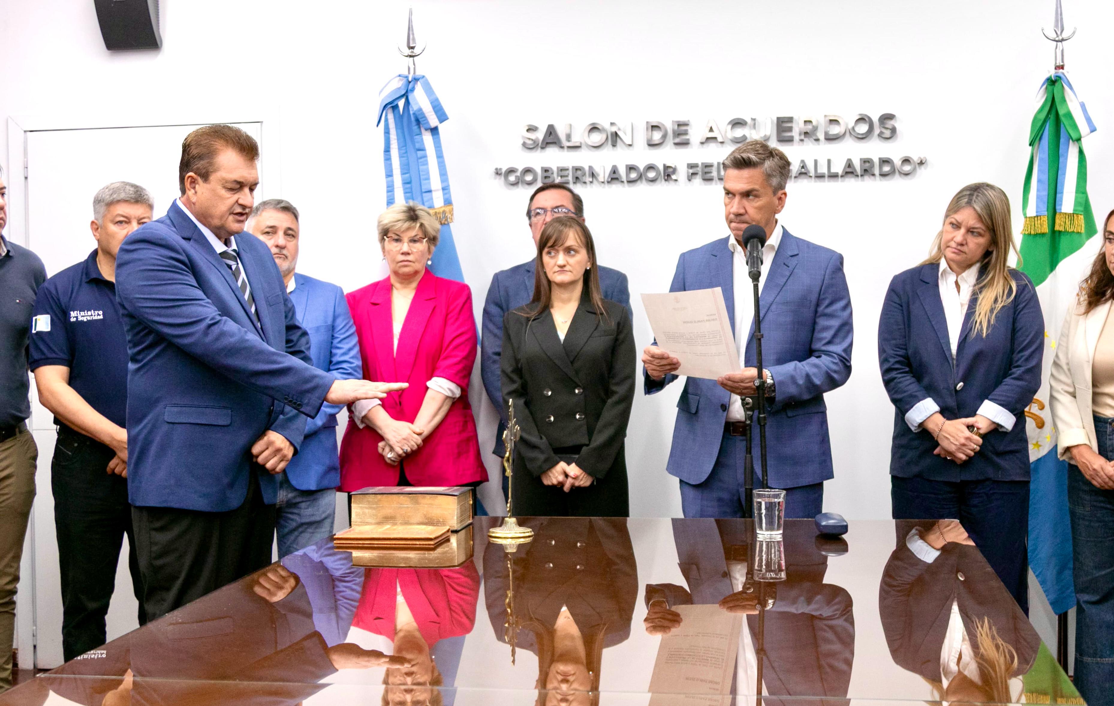 El gobernador Zdero tomó juramento a Oscar Dudik como Ministro de la Producción y Desarrollo Sostenible del Chaco