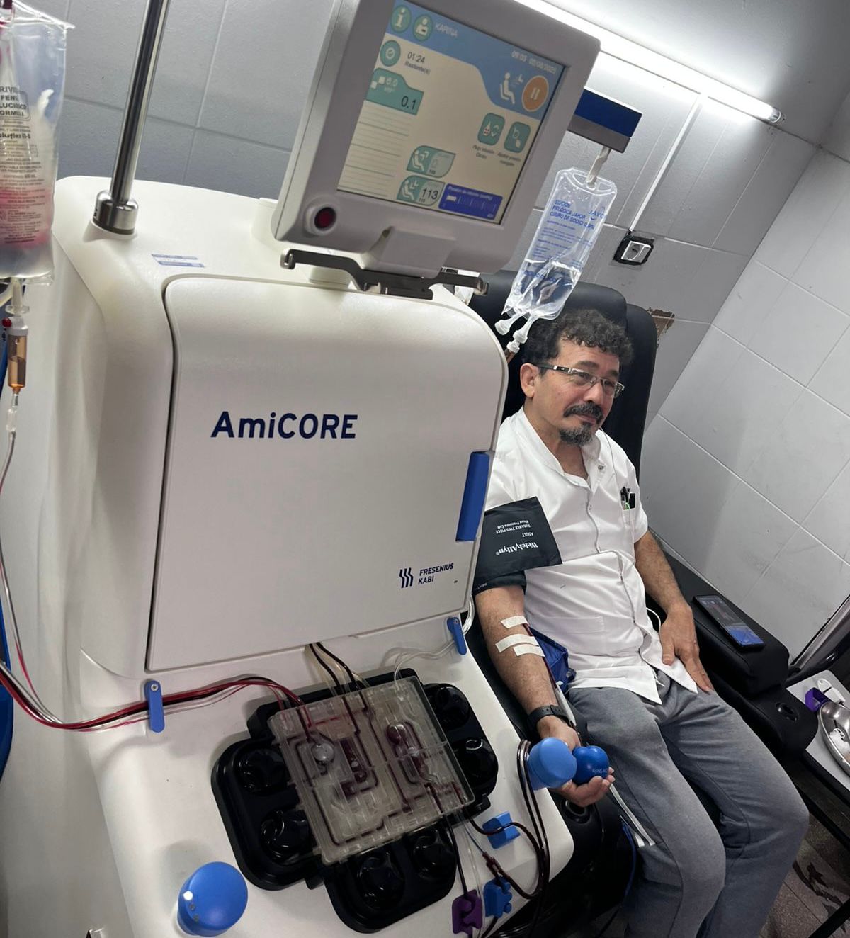 Salud realizó la primera colecta de plaquetas con el nuevo equipo de plaquetoféresis