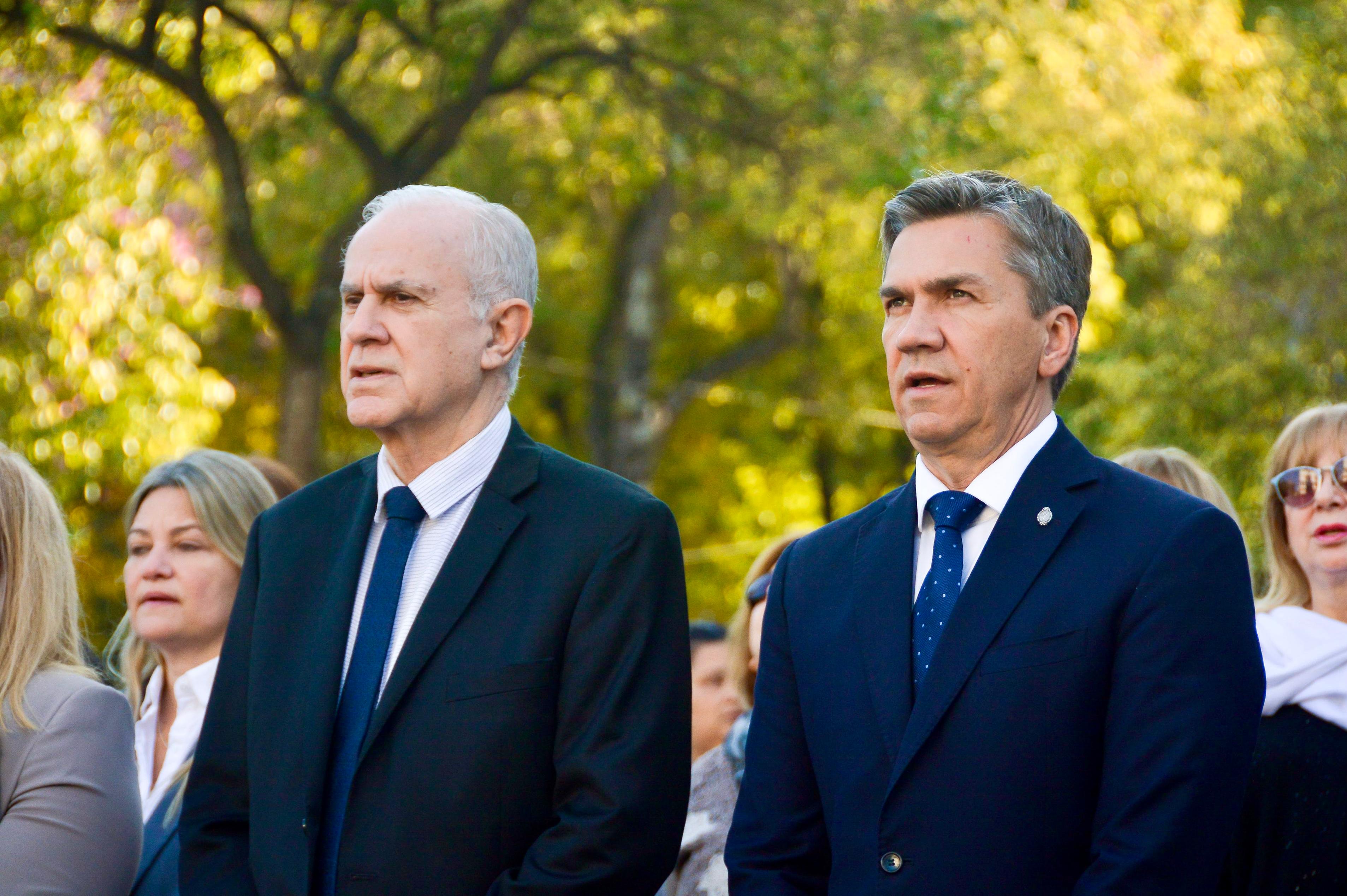 Resistencia: el gobernador Zdero acompañó el homenaje a San Martín en el 175° aniversario de su paso a la inmortalidad