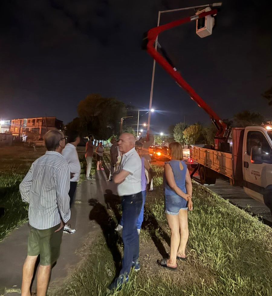 Plan de recuperación del alumbrado: Secheep mejora la iluminación en barrios del Gran Resistencia