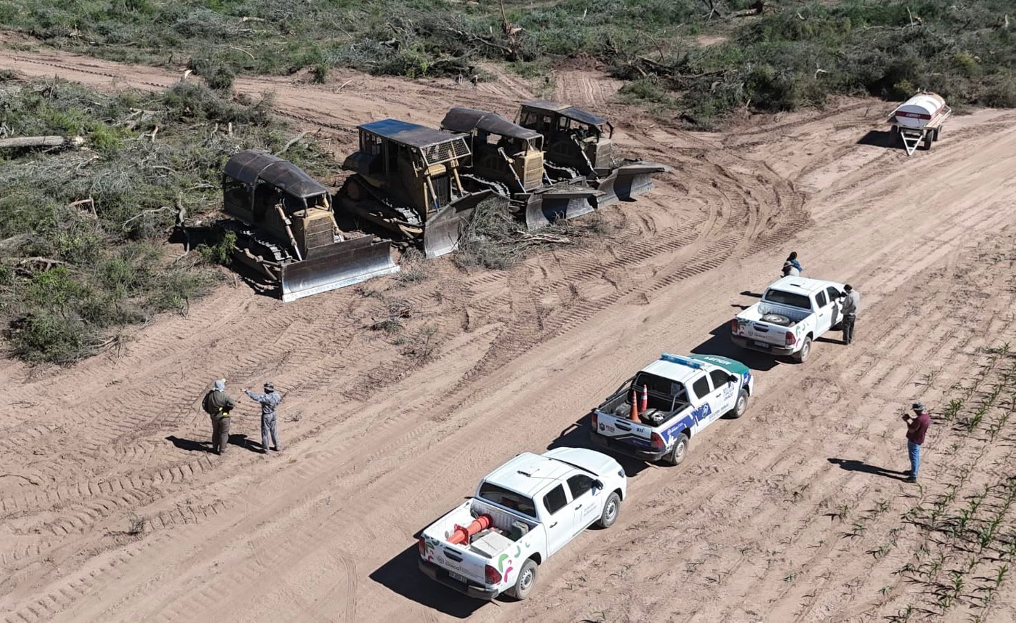Desmonte ilegal en río muerto: “van a tener que vender el campo para pagar la multa” afirmó Dudik