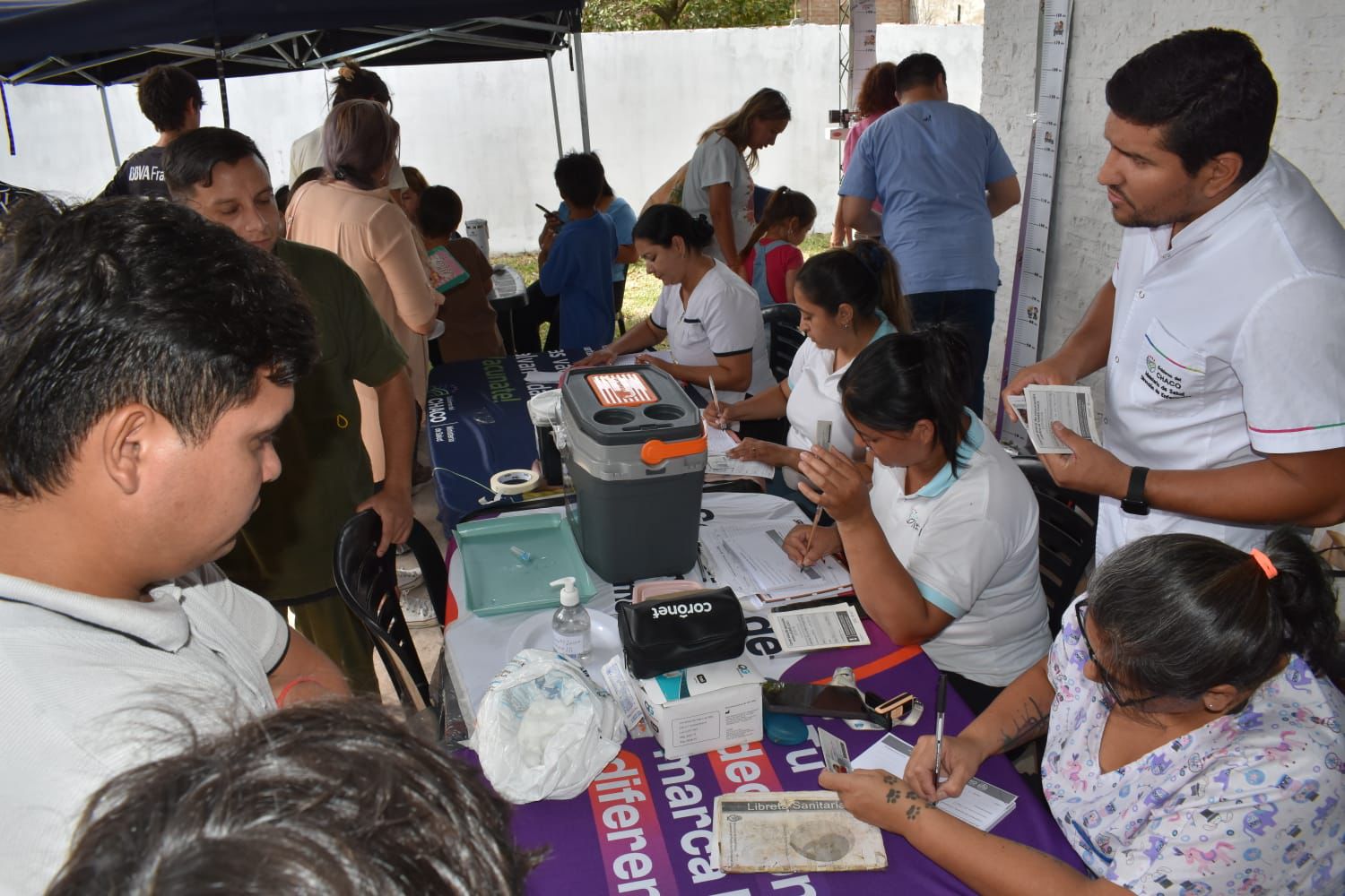 Nuevo operativo de abordaje territorial en el barrio san antonio de Resistencia