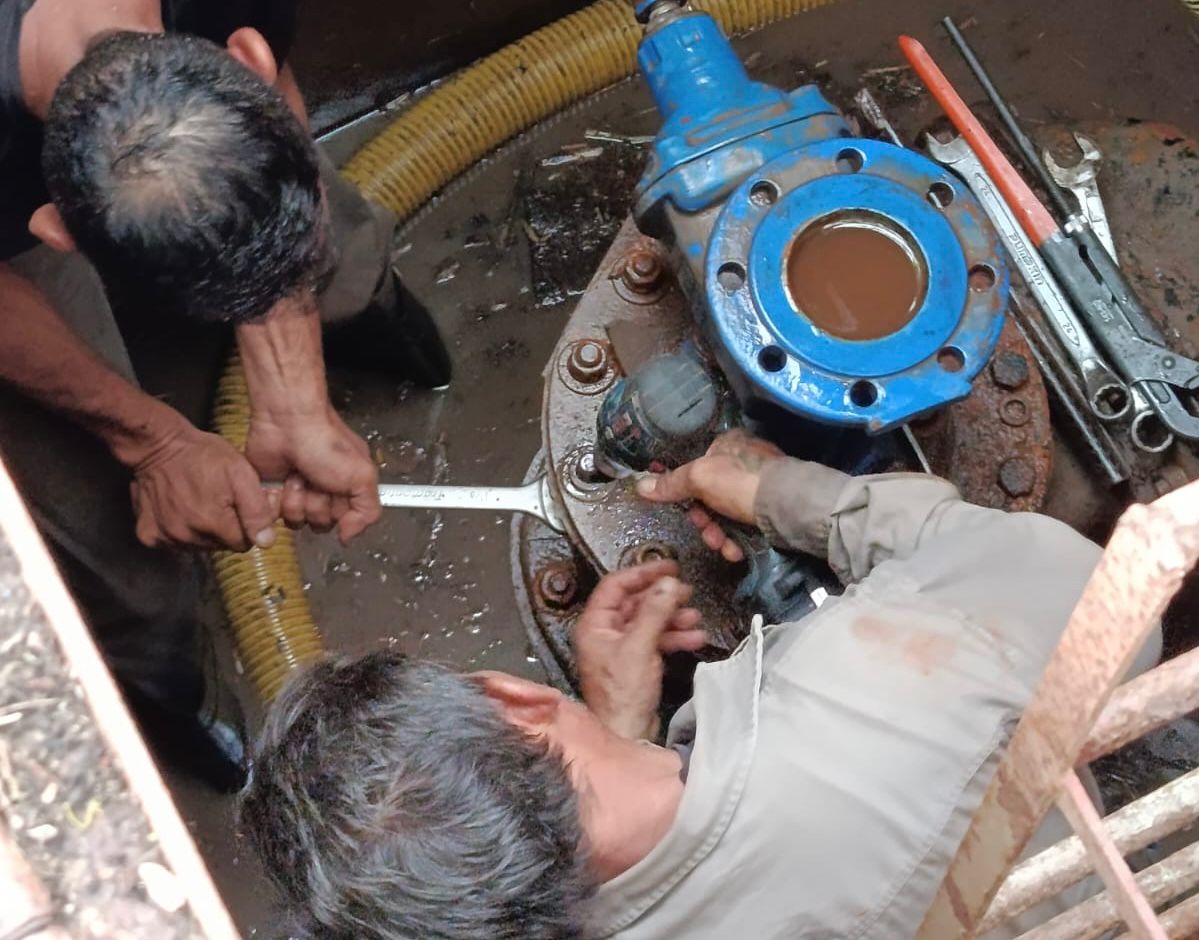 Trabajos en el Primer Acueducto del Interior para garantizar el abastecimiento de agua