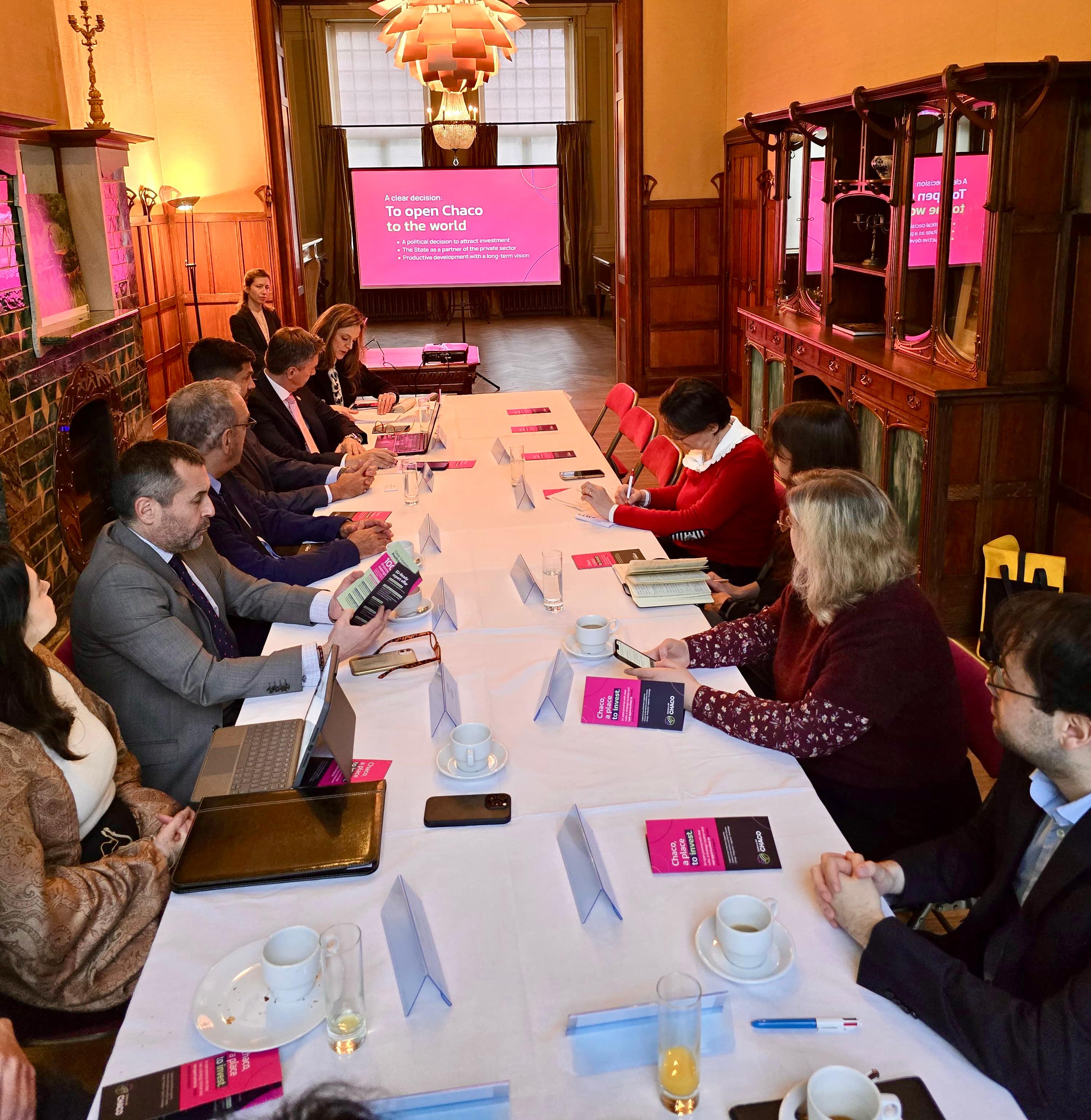 Bélgica: Chaco presentó su potencial productivo ante empresarios europeos