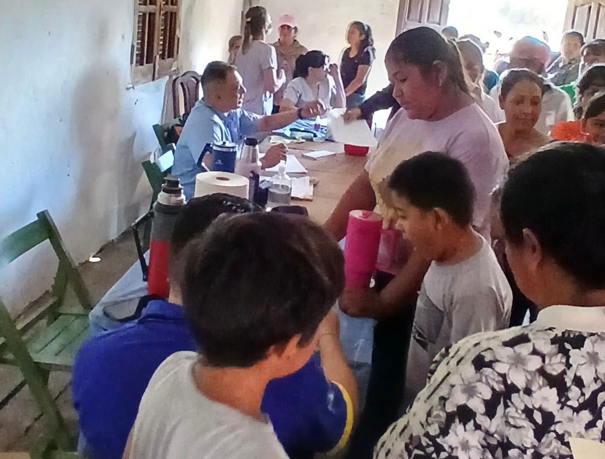 Machagai: importante operativo de salud con controles y vacunación en la Quinta 50