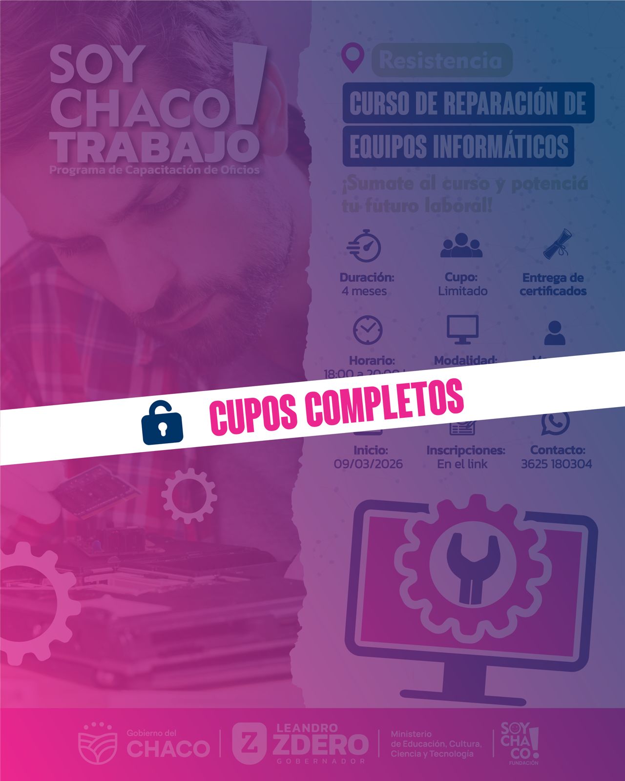 Convocatoria récord: fundación soy Chaco finalizó inscripciones con miles de interesados