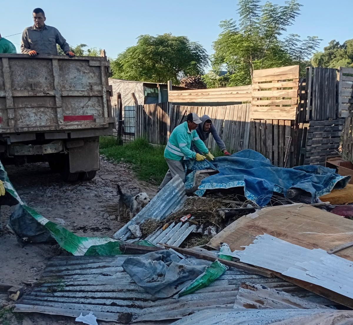 Protección de las lagunas: la apa removió ocupación ilegal en Villa Chica