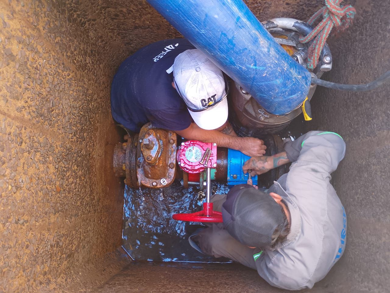 Sameep: finalizaron los trabajos en el Primer Acueducto y se restablece el servicio progresivamente