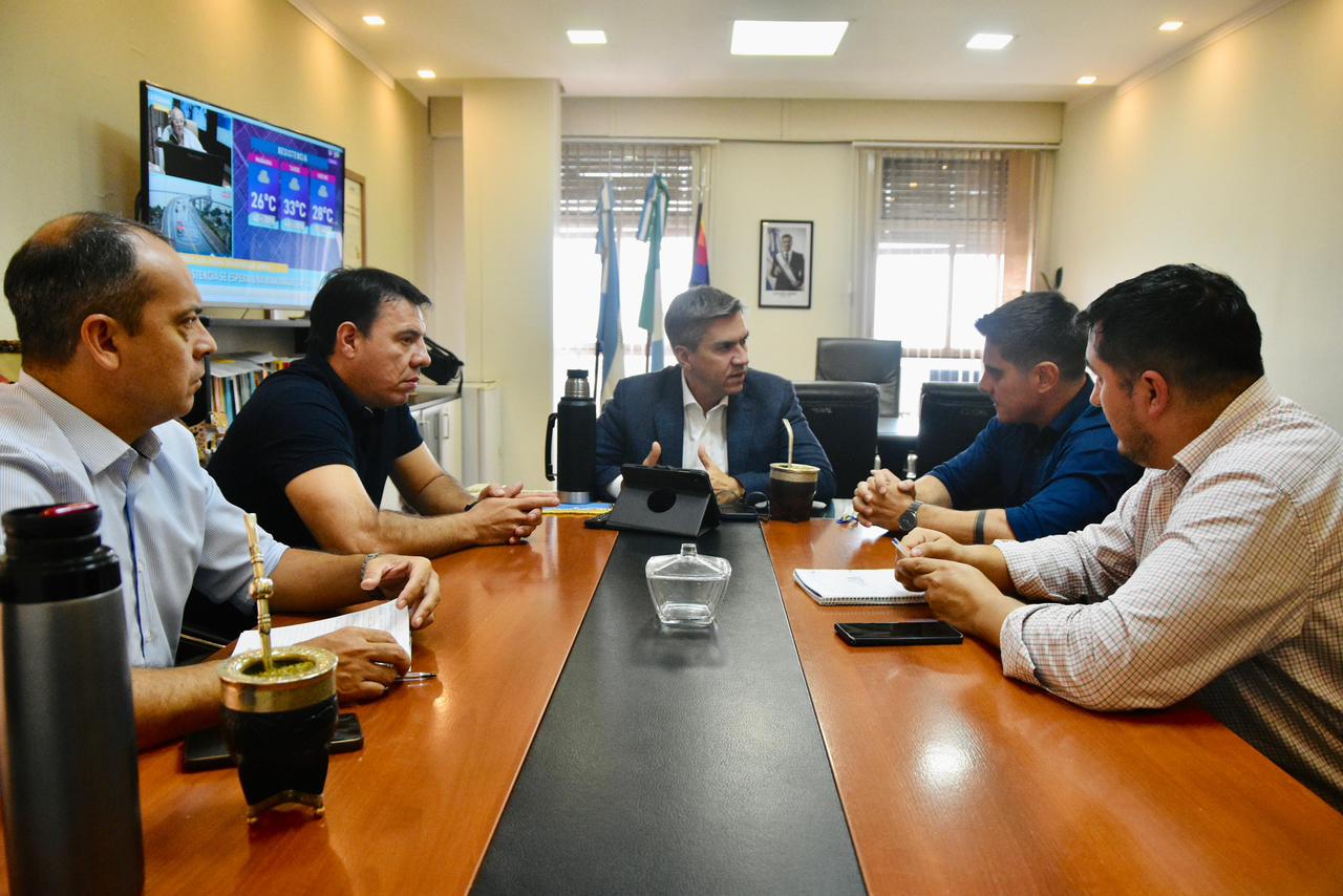 Casa de Gobierno: zdero recibió al intendente de Miraflores, rafael frías