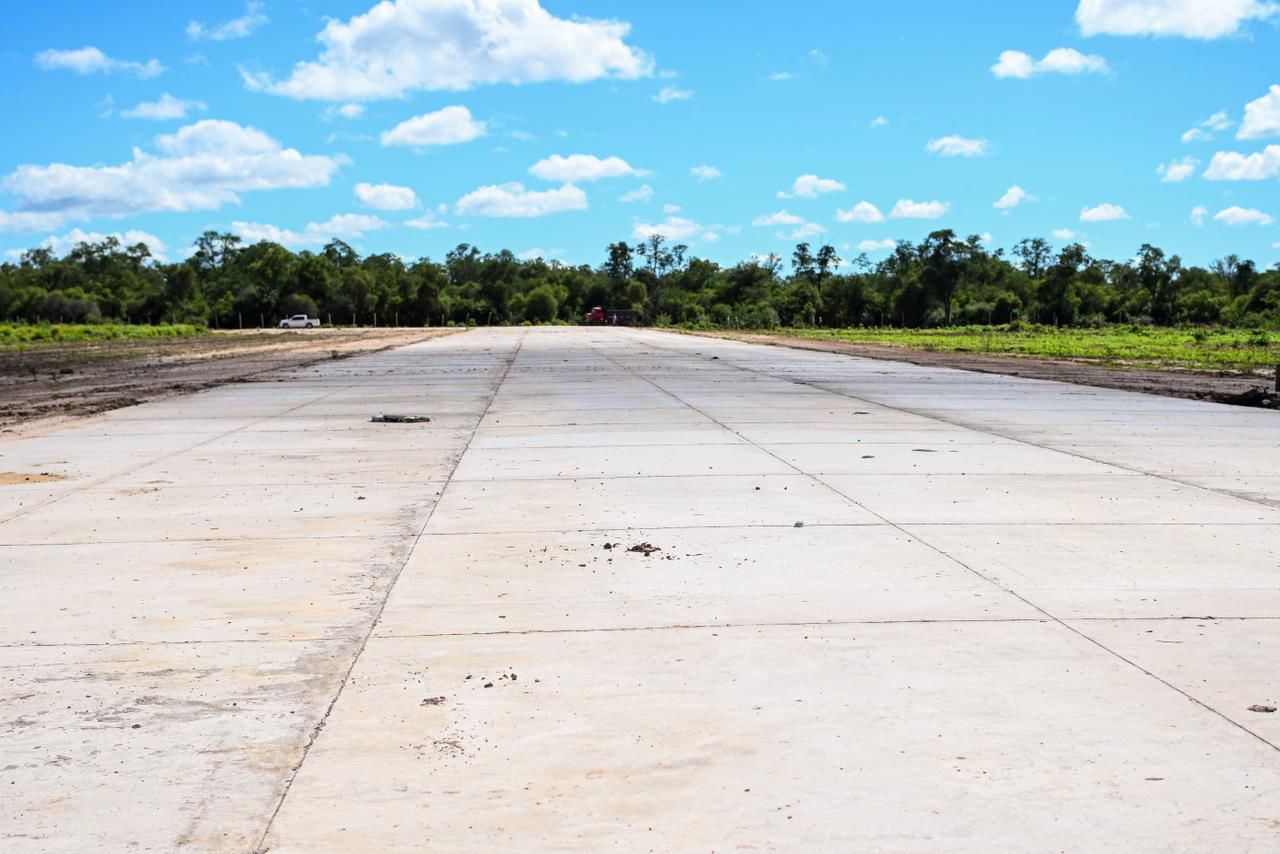 Avanza la pista de aviación en Pompeya: la obra que termina con décadas de olvido en el Impenetrable