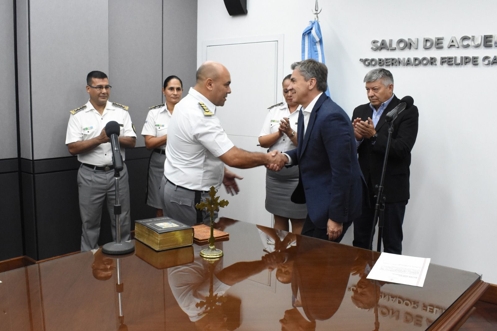 Zdero puso en funciones a las nuevas autoridades del Servicio Penitenciario provincial