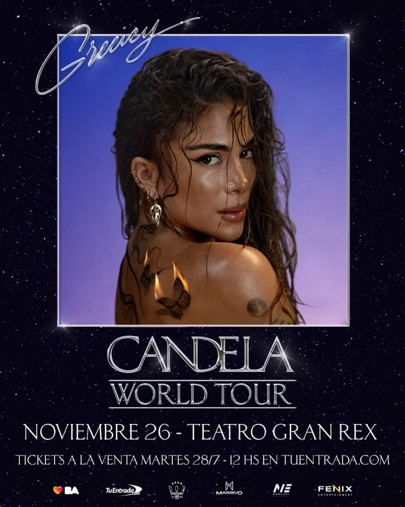 Greeicy vuelve a la Argentina con su gira «Candela» en el Teatro Gran Rex