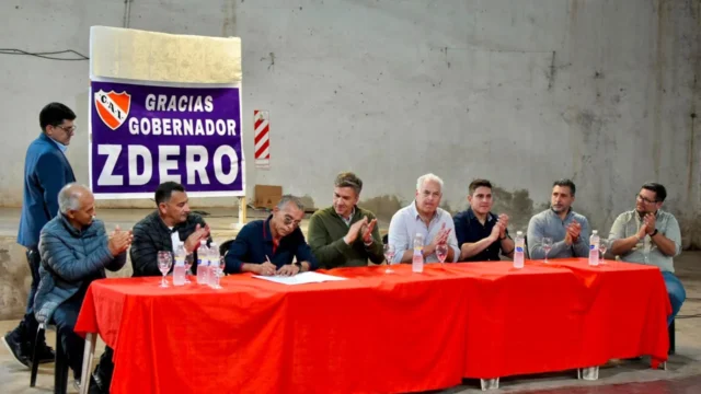 ZDERO FORTALECE EL DEPORTE EN GRAL. SAN MARTÍN CON OBRAS EN EL ZAPALLAR Y EL CLUB INDEPENDIENTE