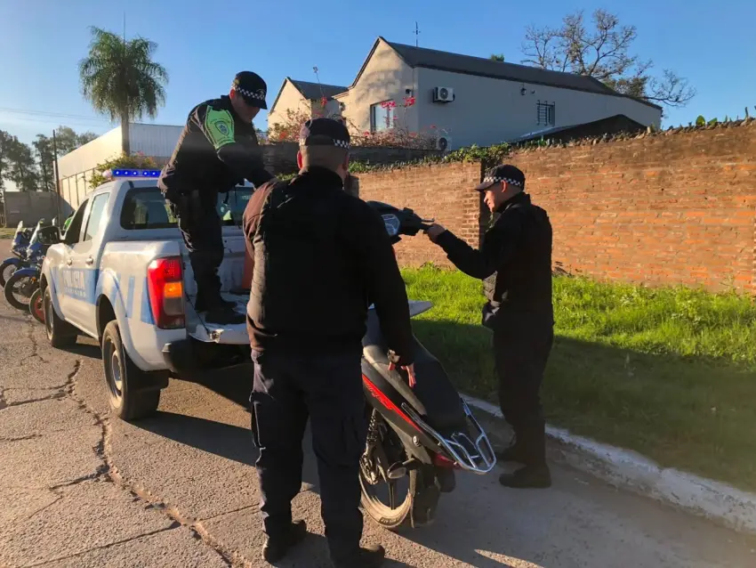 Fin de semana de controles en Chaco: 230 operativos y 467 motos secuestradas