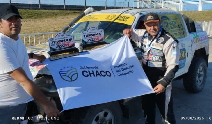 El piloto chaqueño Carlos Verza hizo podio en el Rally Raid Argentino
