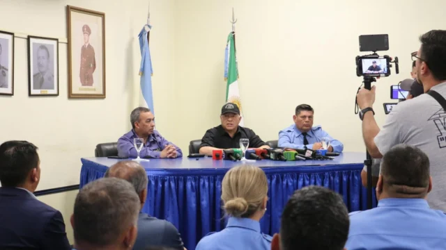 «En el Chaco no damos un paso atrás en la lucha contra el delito», indicó Matkovich