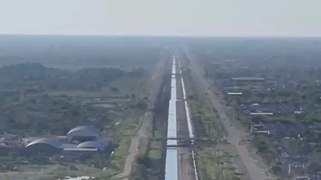 Vialidad Provincial concluyó los trabajos de limpieza y mantenimiento del Canal Soberanía