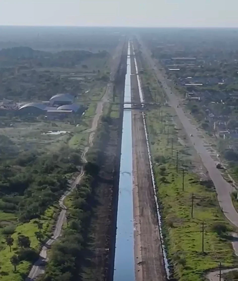 Vialidad Provincial concluyó los trabajos de limpieza y mantenimiento del Canal Soberanía