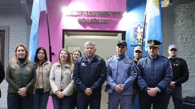 El Gobierno provincial puso en funciones  el nuevo destacamento policial del Parque Provincial Campo del Cielo