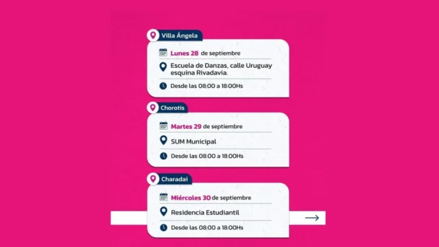 Esta semana el operativo DNI llega a más localidades