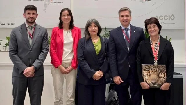 El gobernador Leandro Zdero  presentó la oferta exportable chaqueña ante la agencia de  inversiones de Cataluña.
