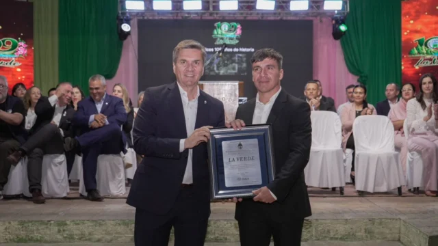 109  aniversario de La Verde: obras, nuevas luminarias y anuncios para la comunidad.