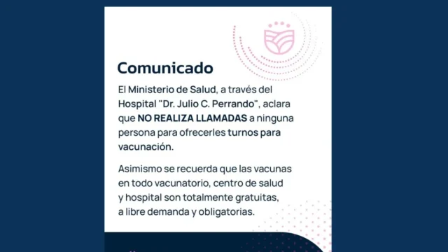 El Ministerio de Salud alertó a la comunidad sobre intentos de estafas telefónicas
